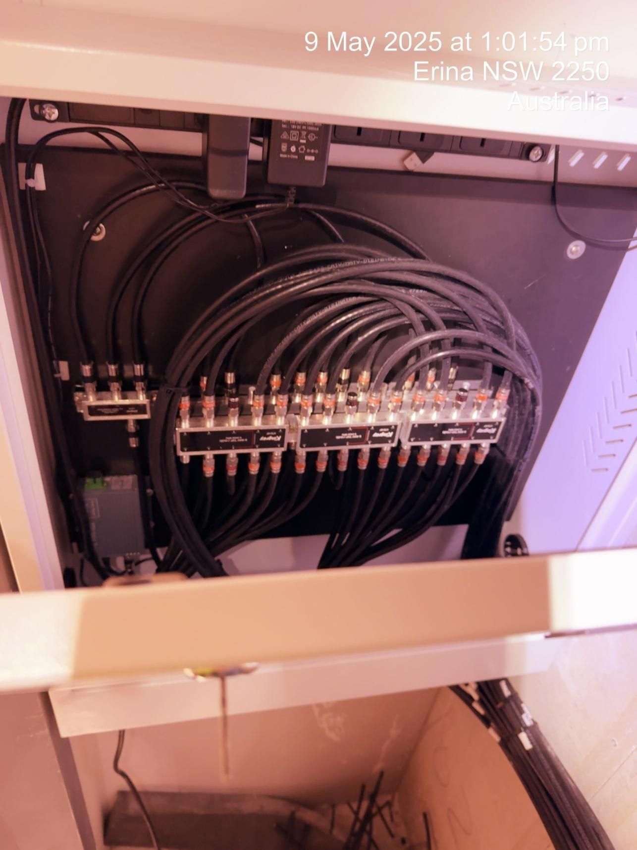 A Bunch of Wires Are Connected to Each Other in A Box — MATV Systems Australia in Mayfield, NSW