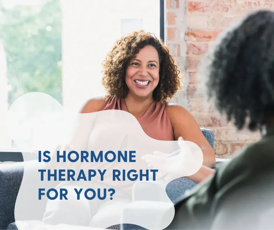 Woman on couch in therapy session with therapist.