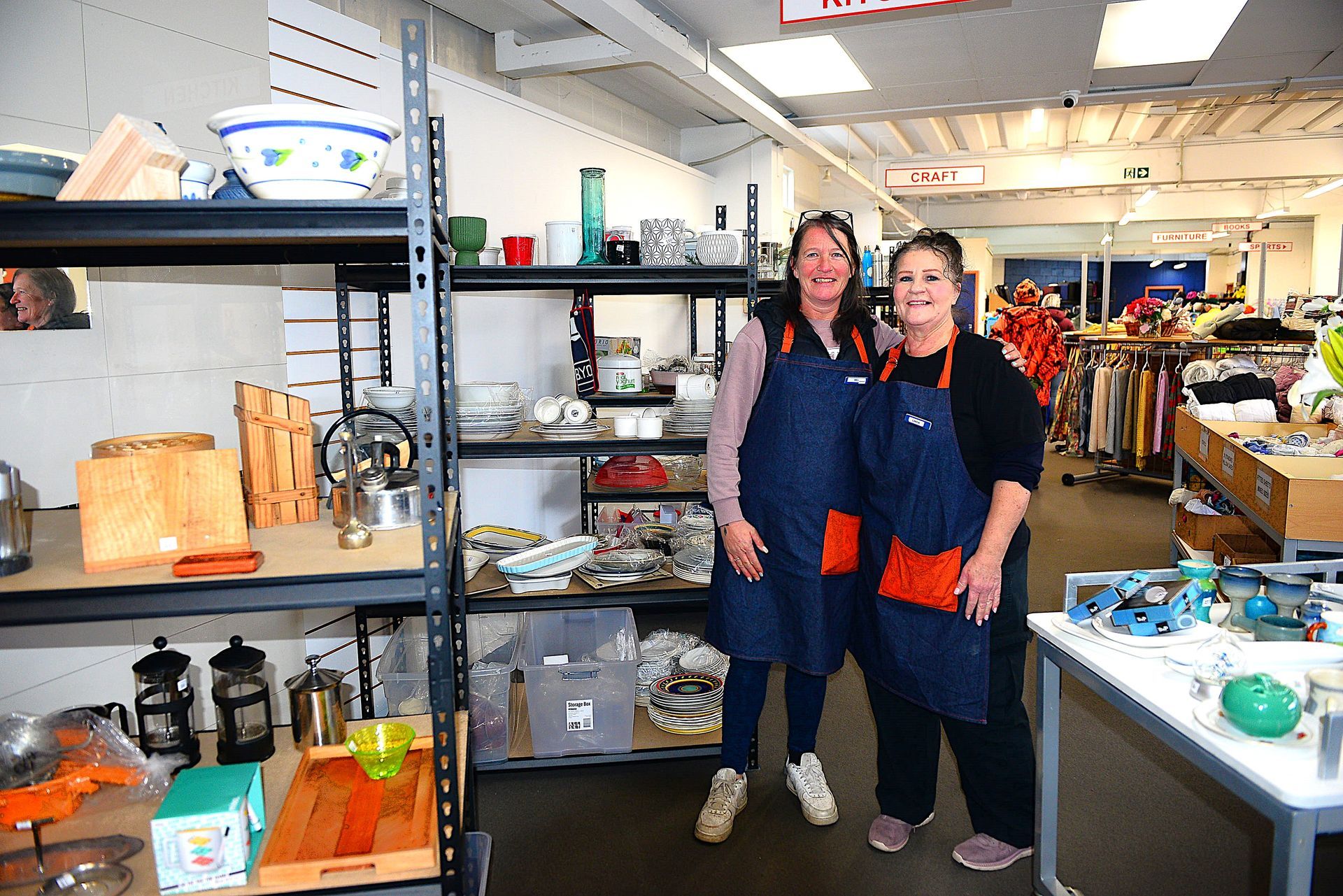 Shop affordable, preloved items & support the community at the Blue Door Marlborough