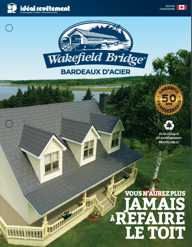 A wakefield bridge brochure with a picture of a house