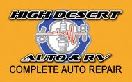Logo for Demo Auto Repair: text with a gear icon, red and navy colors.