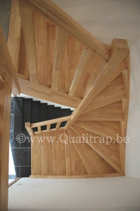 Hedendaagse trap houten trappen Qualitrap