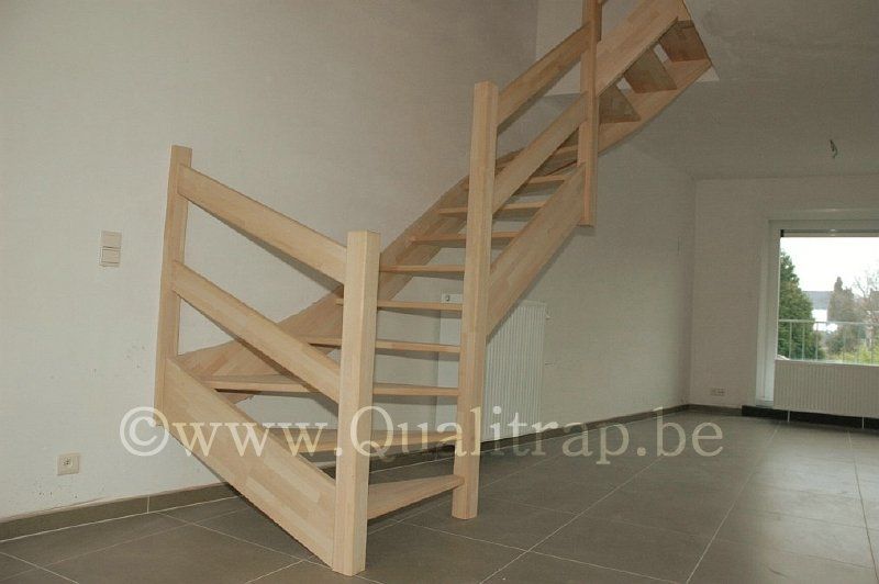 Hedendaagse trap houten trappen Qualitrap