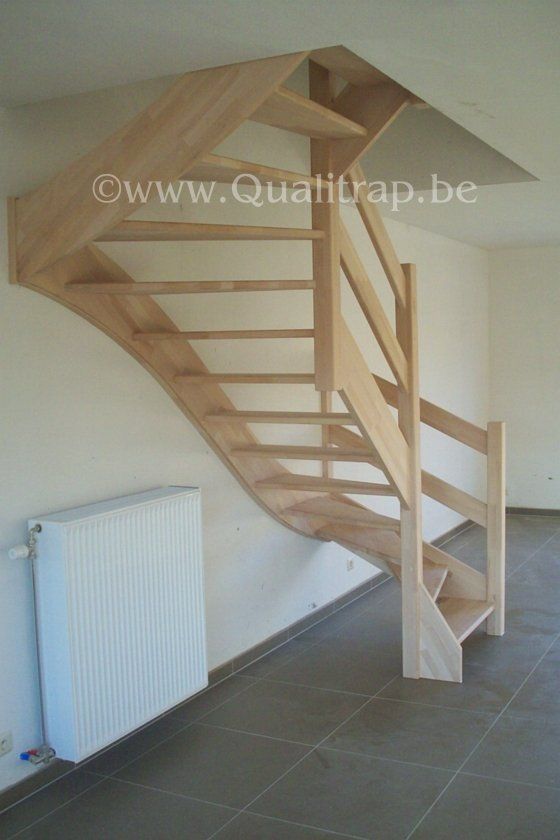 Hedendaagse trap houten trappen Qualitrap