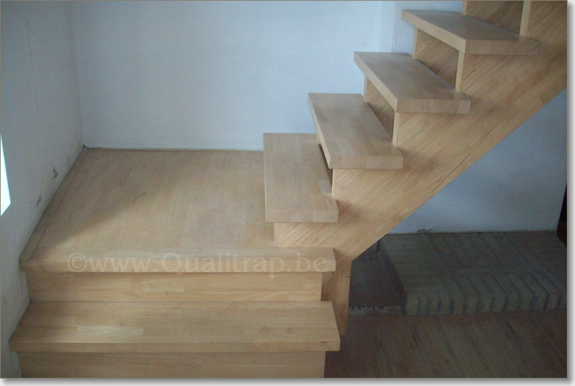 Hedendaagse trap houten trappen Qualitrap