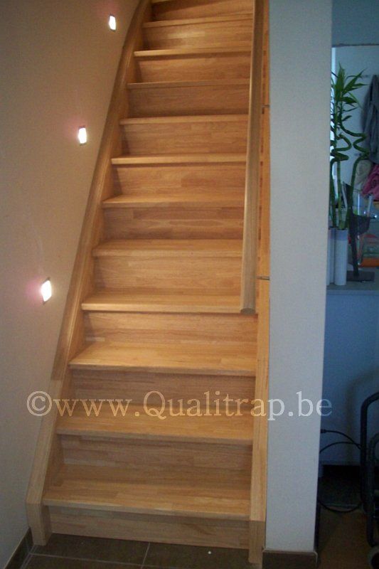 Hedendaagse trap houten trappen Qualitrap