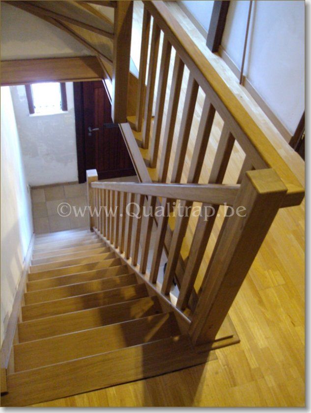 Hedendaagse trap houten trappen Qualitrap