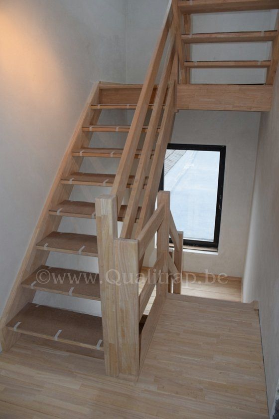Hedendaagse trap houten trappen Qualitrap
