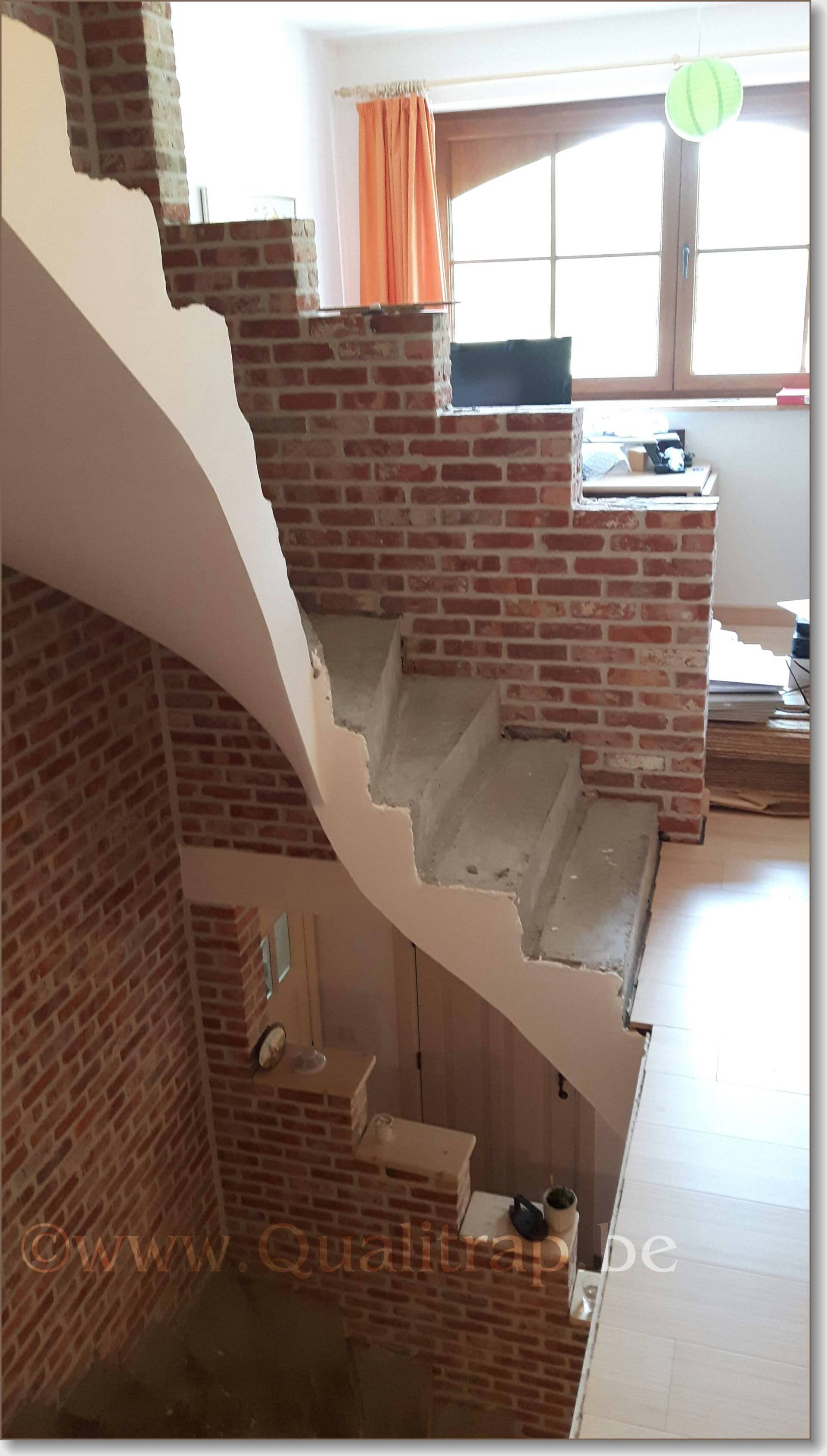Trap in beton