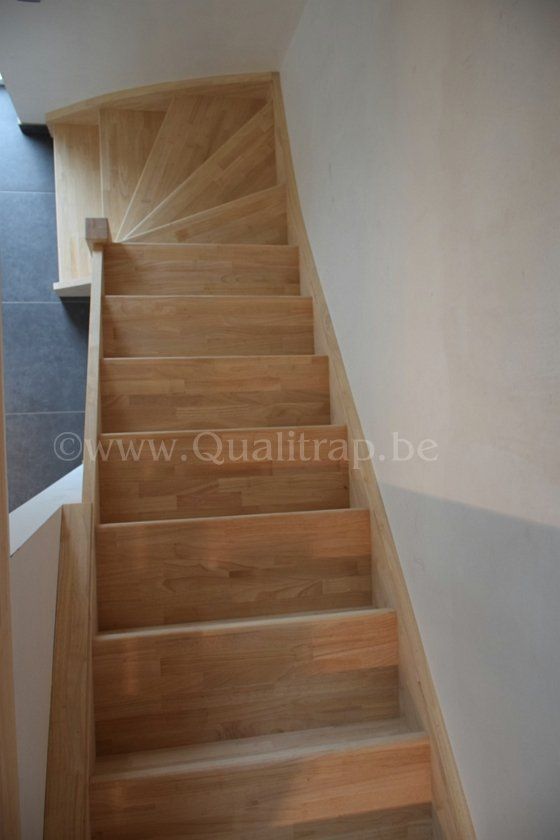 Hedendaagse trap houten trappen Qualitrap