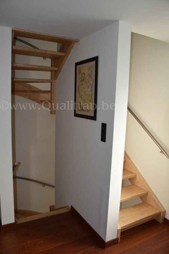 Hedendaagse trap houten trappen Qualitrap