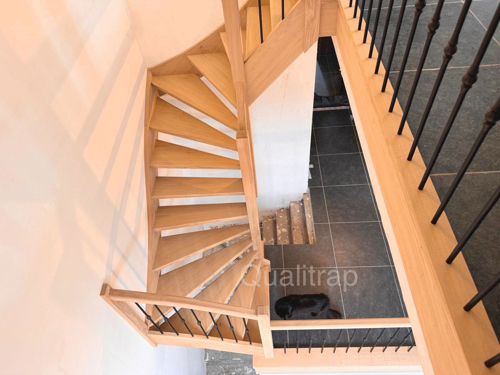 houten trap in eik
