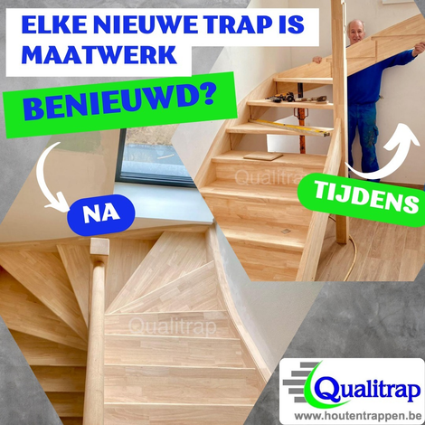 Houten trappen op maat 