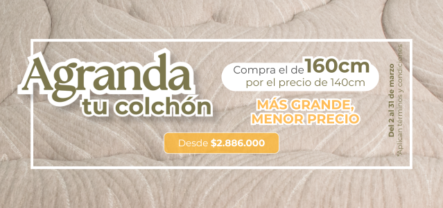 Un anuncio de colchones que promociona una oferta de 
