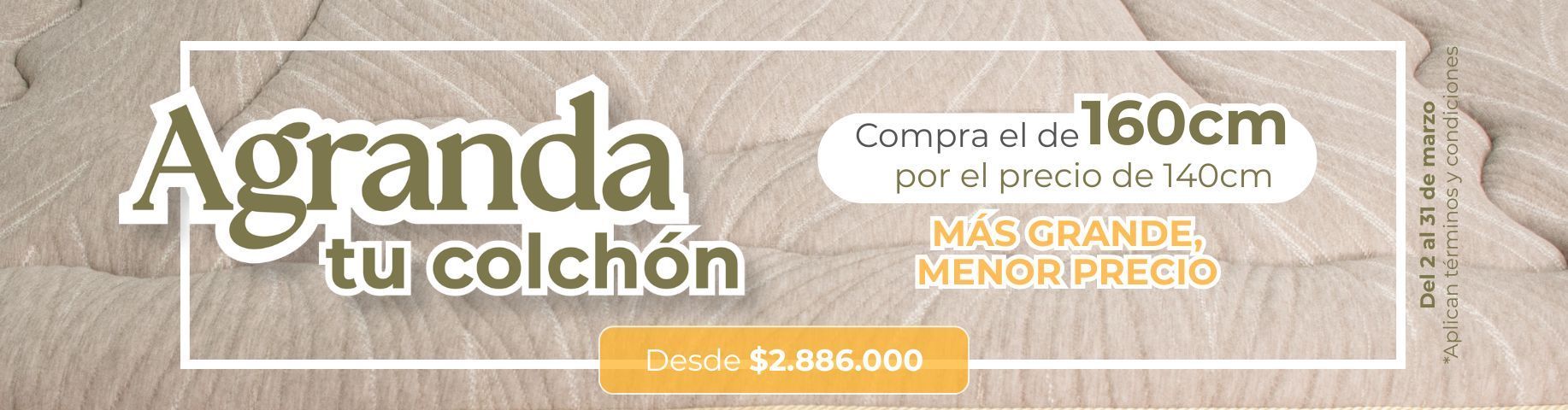 Anuncio de colchones: 