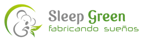 Un logotipo para una empresa llamada Sleep Green.