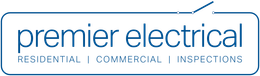 Premier Electrical,Logo blue