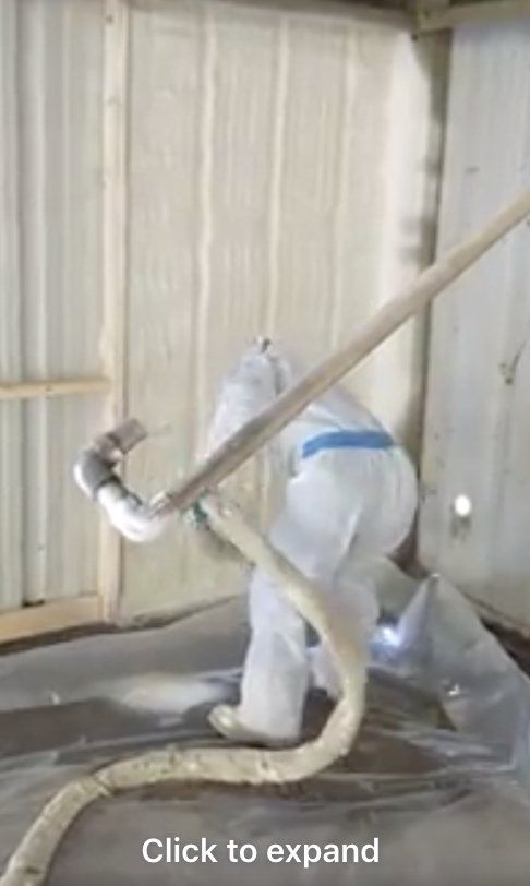 Installing closed cell foam in Lee County Alabama