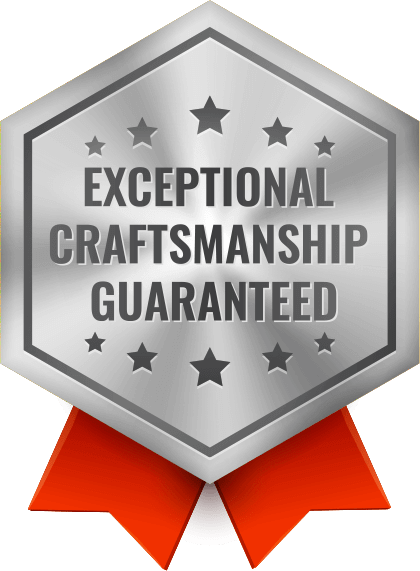 Silver badge with 