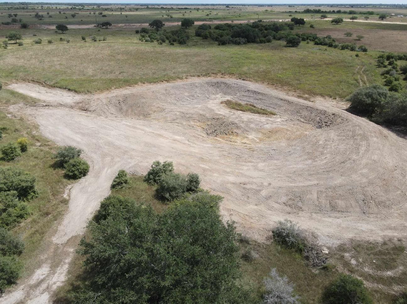 Pond construction project by Gulf Coast Conservation in Southeast Texas