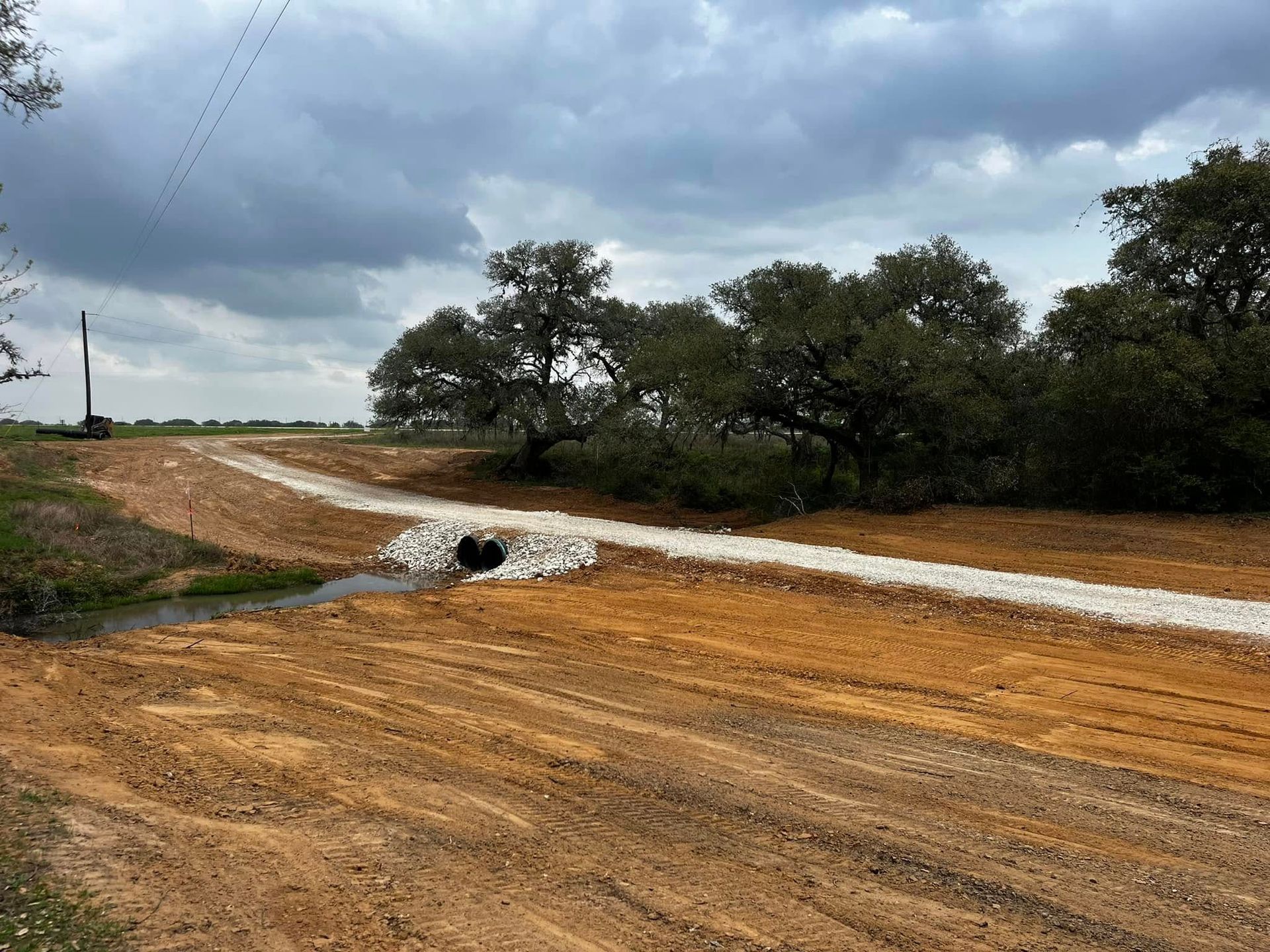 Drainage and erosion control project by Gulf Coast Conservation in Southeast Texas