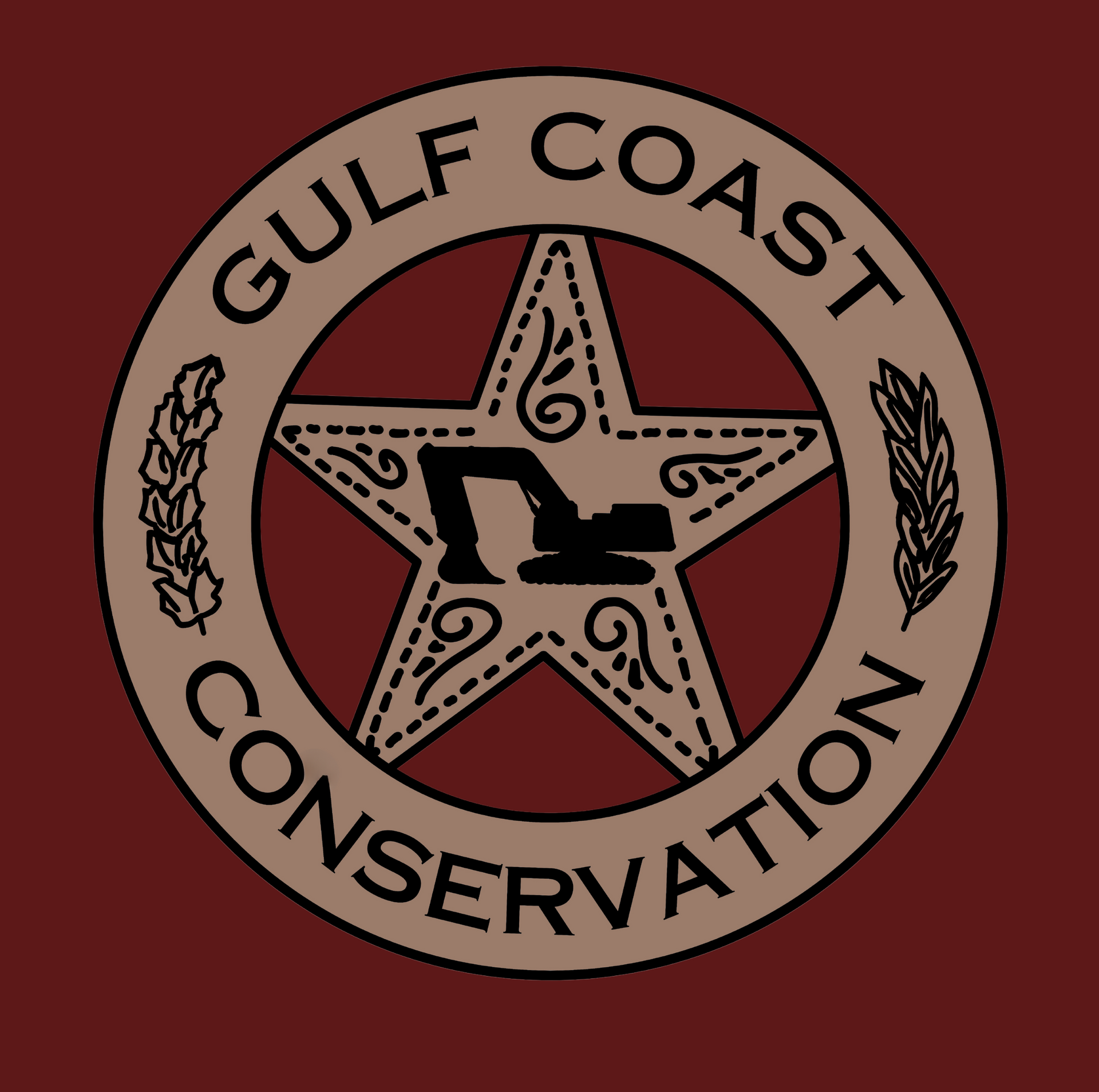 The logo for the gulf coast conservation agency