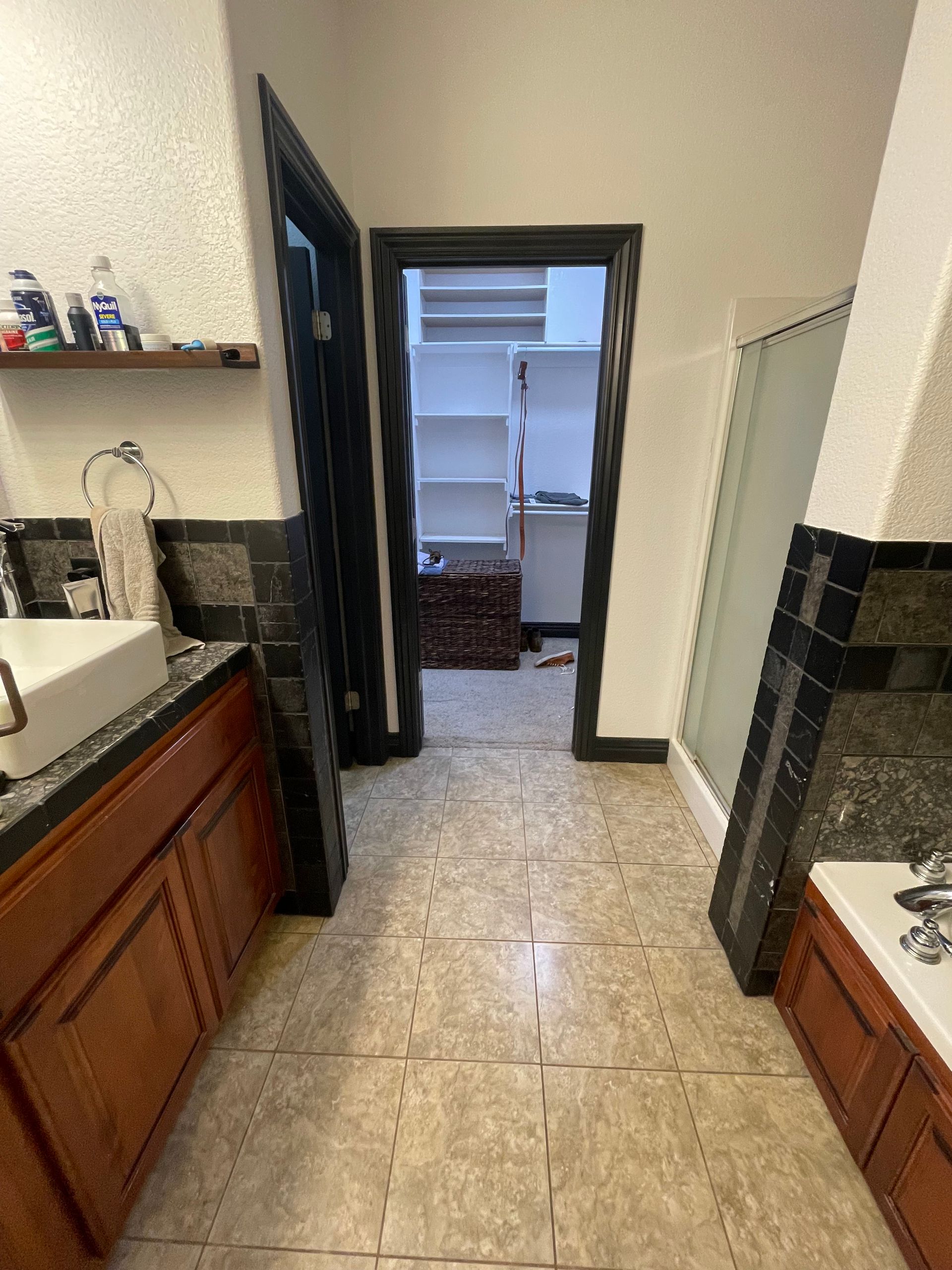Bathroom before