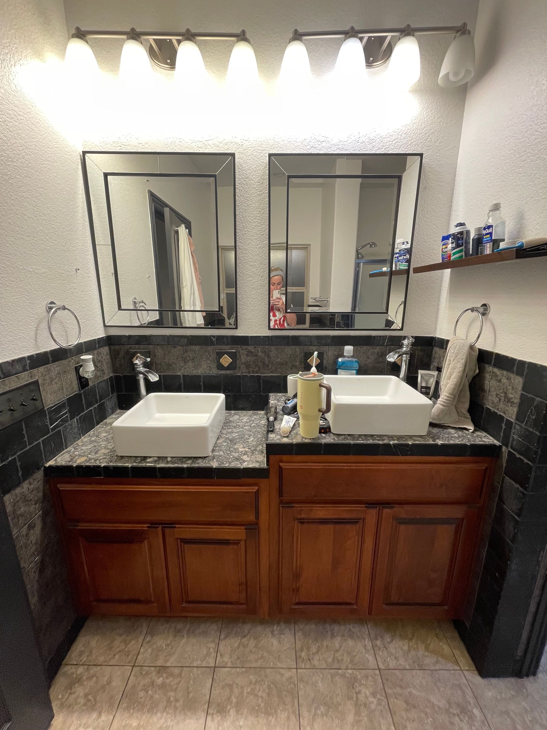 Bathroom sink before