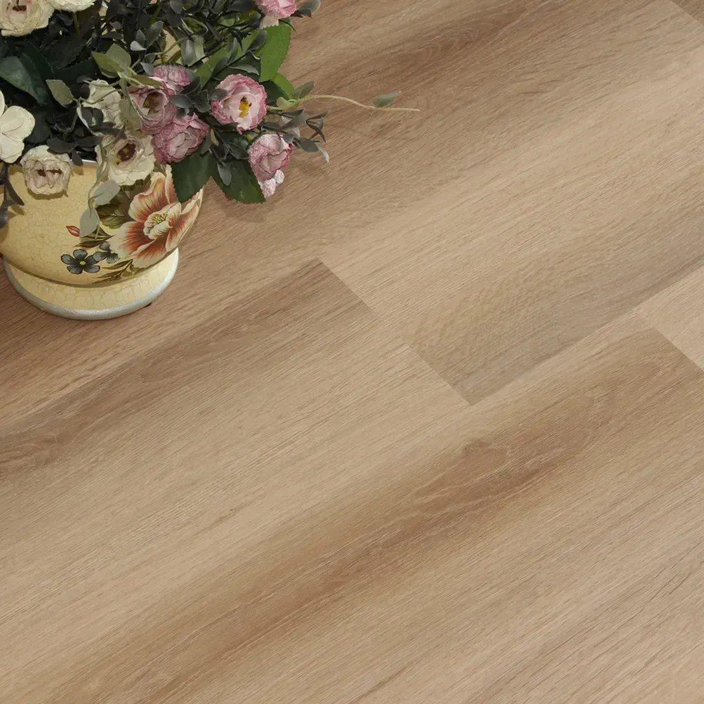 Piso Vinílico SPC Click Roble Crimea 5mm con manta