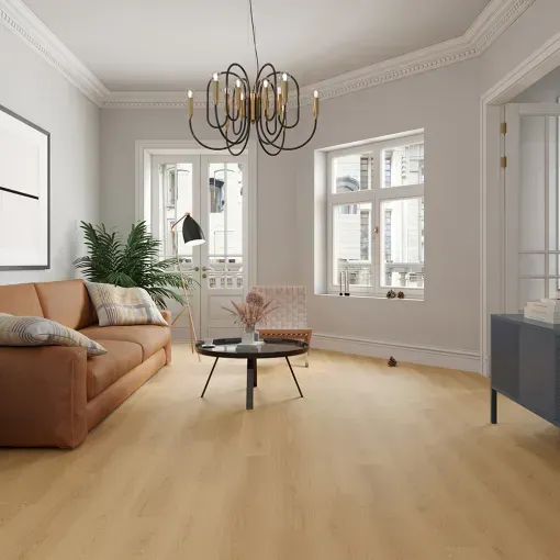 Piso Vinílico SPC Click Roble Odessa 5mm con manta