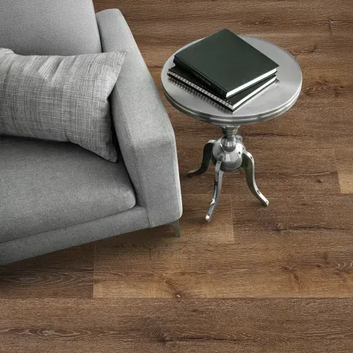 Piso Vinílico SPC Click Roble Camel SP004 5mm con manta