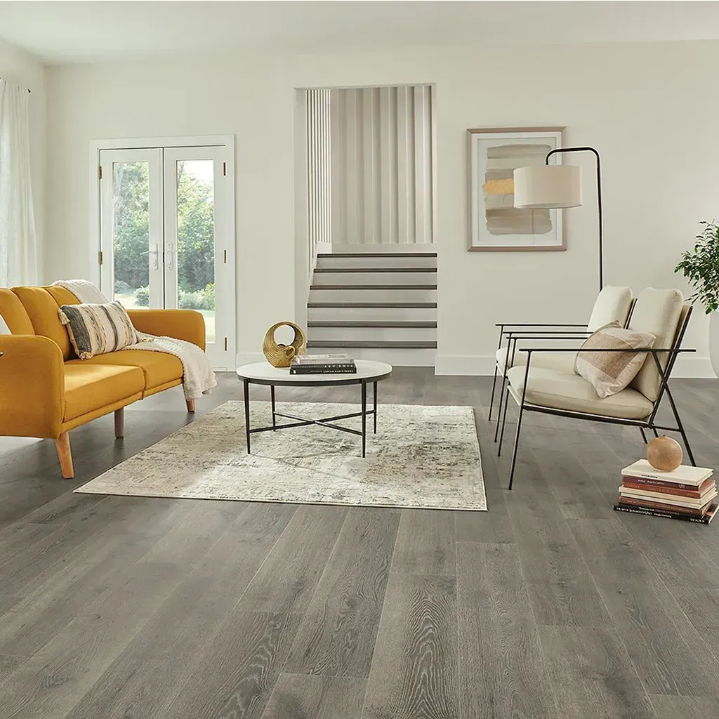 Piso Vinílico SPC Click 10051267 Beach Cottage 8mm con manta