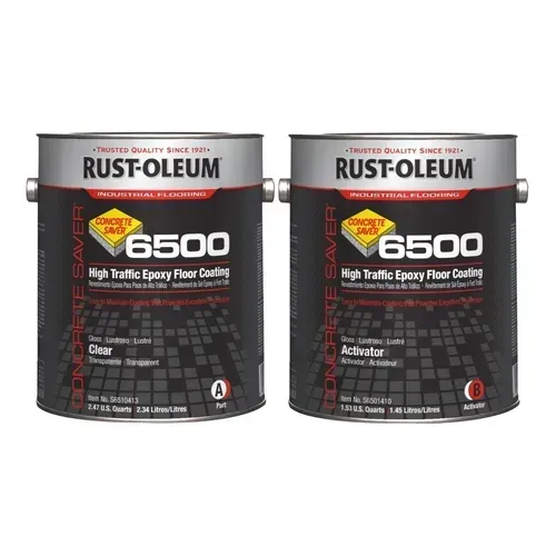 RESINA EPOXY RUST OLEUM - 6500 SYSTEM . Autonivelante transparente