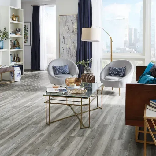 Piso Vinílico SPC Click Pino Bergen SP011 5mm con manta