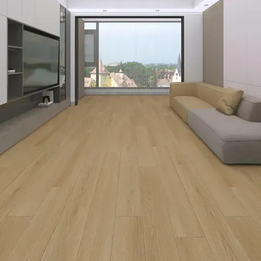 Piso Flotante Melamínico Waterproof Roble Portland Wp010 10mm con manta