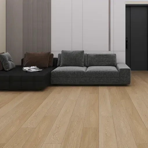 Piso Flotante Melamínico Waterproof Roble Seattle Wp011 10mm con manta