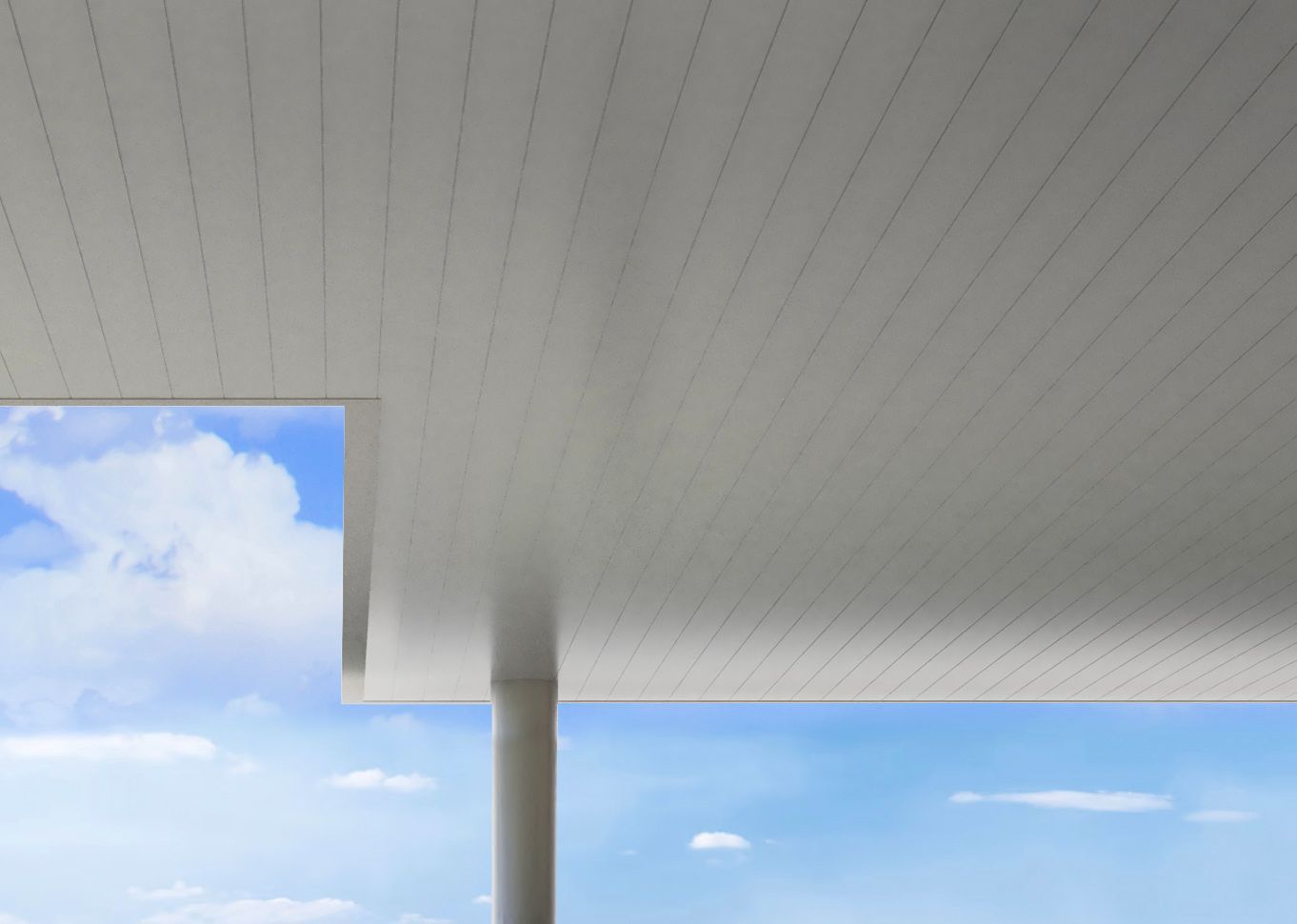 Cielorraso y revestimiento de PVC 8mm- Blanco.