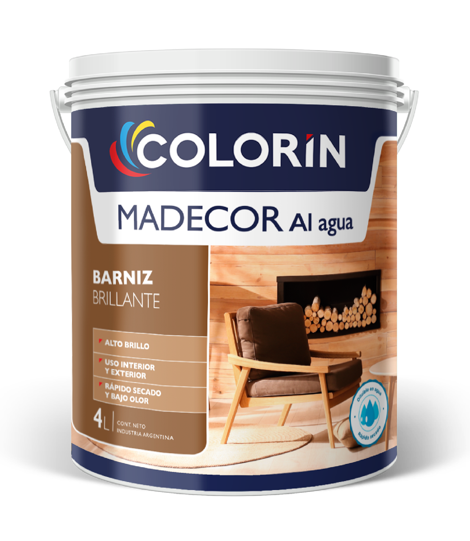 Madecor al agua Barniz Brillante