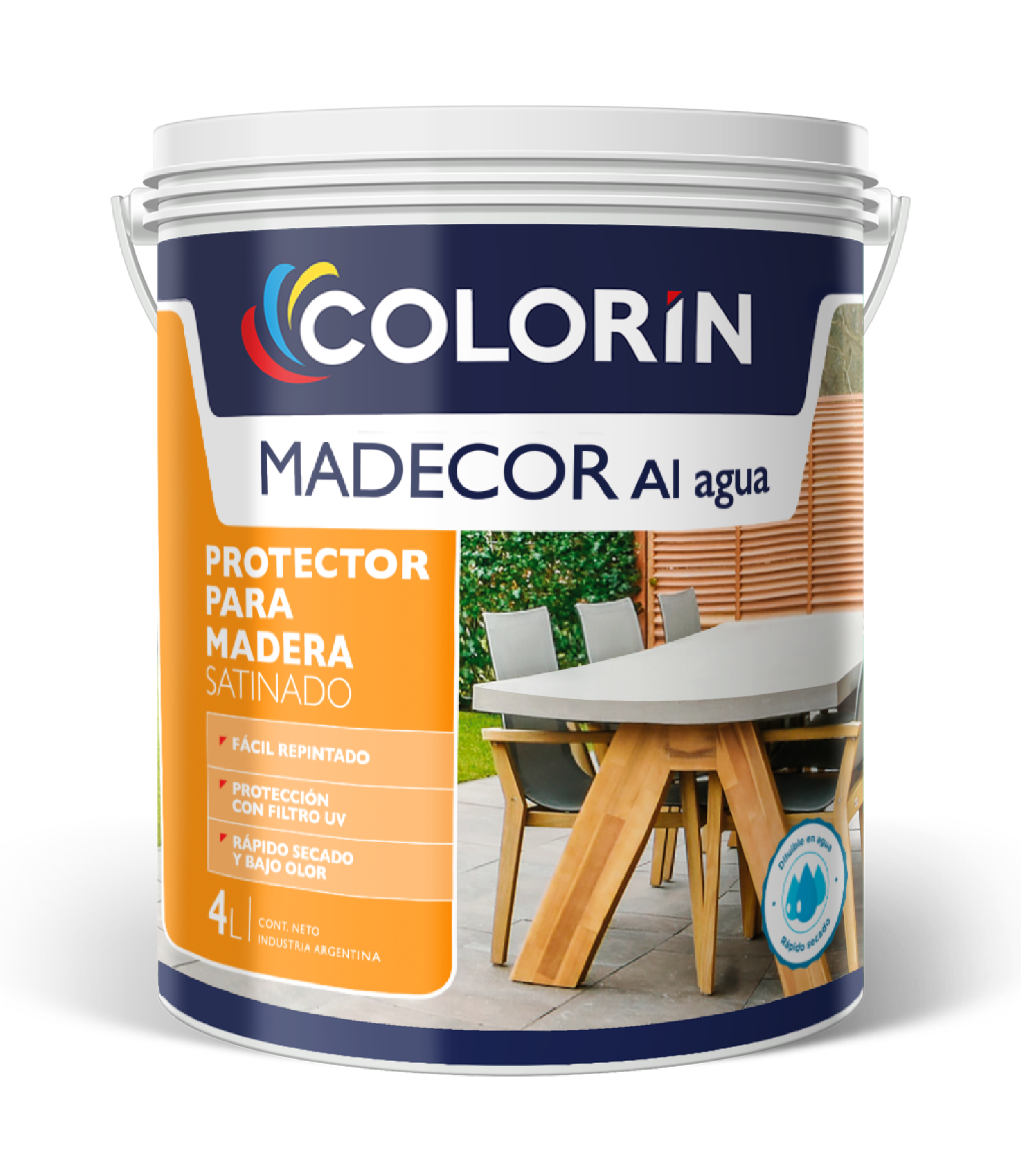 Madecor al agua Protector Para Madera Satinado