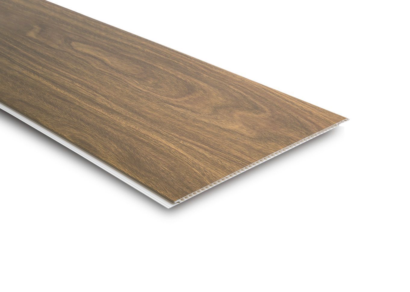 Cielorraso y revestimiento de PVC 5mm- Marrón oscuro.