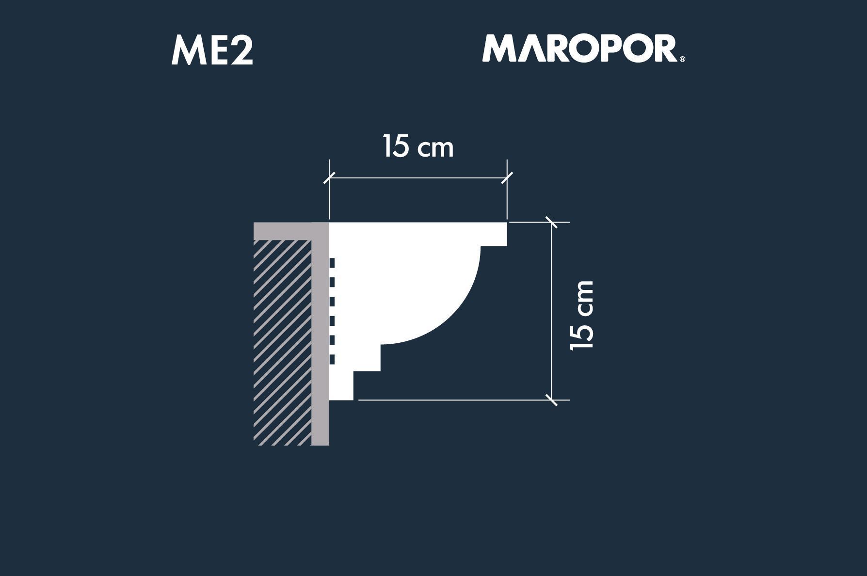 Moldura Exterior 02 (sin revestir) - 15X15x100