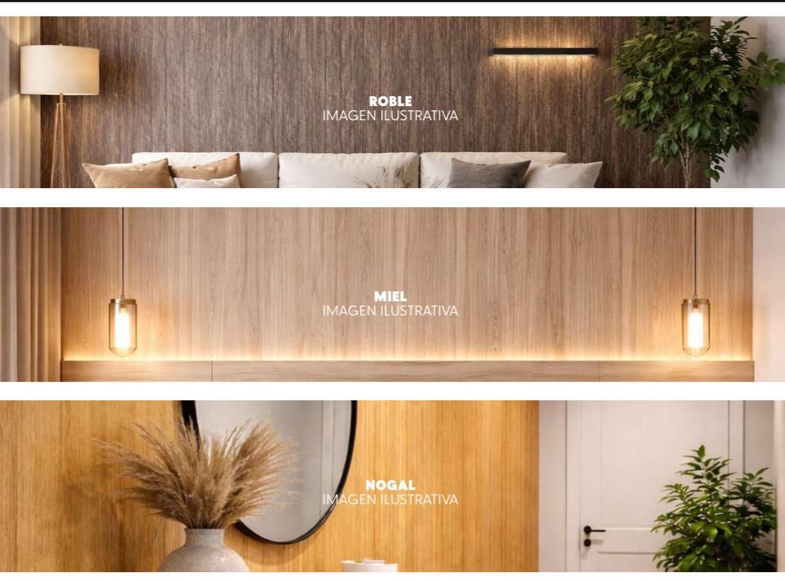 Placa PVC símil MADERA