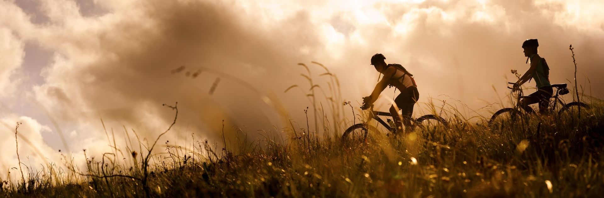 A couple riding to the Hamilton bike store