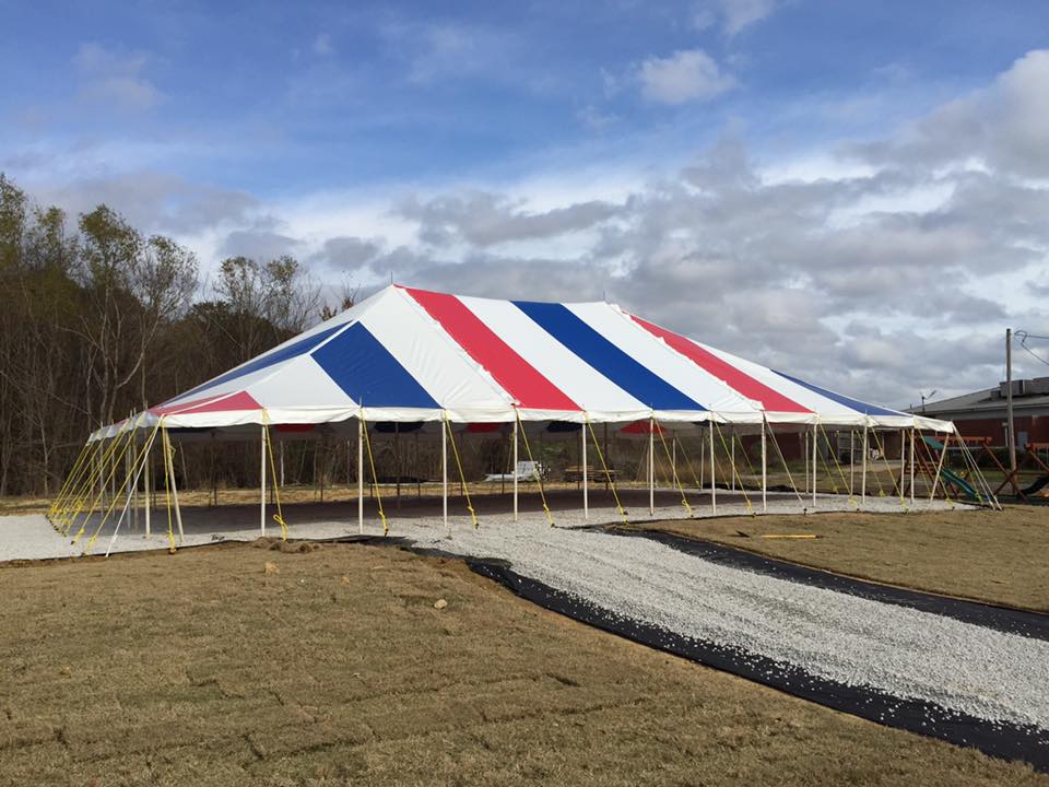 Tent Installation — Colorful tent for Party and Events in Vernon, MO