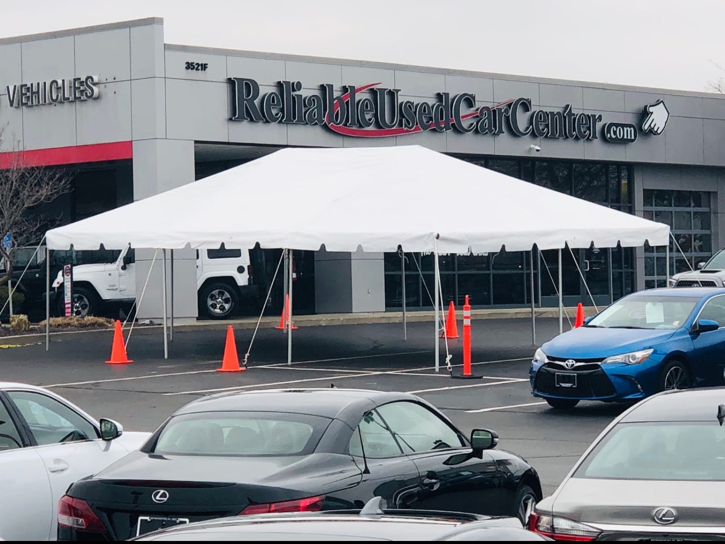 Tent For Sale — Tent Setup with Client Event in Vernon, MO