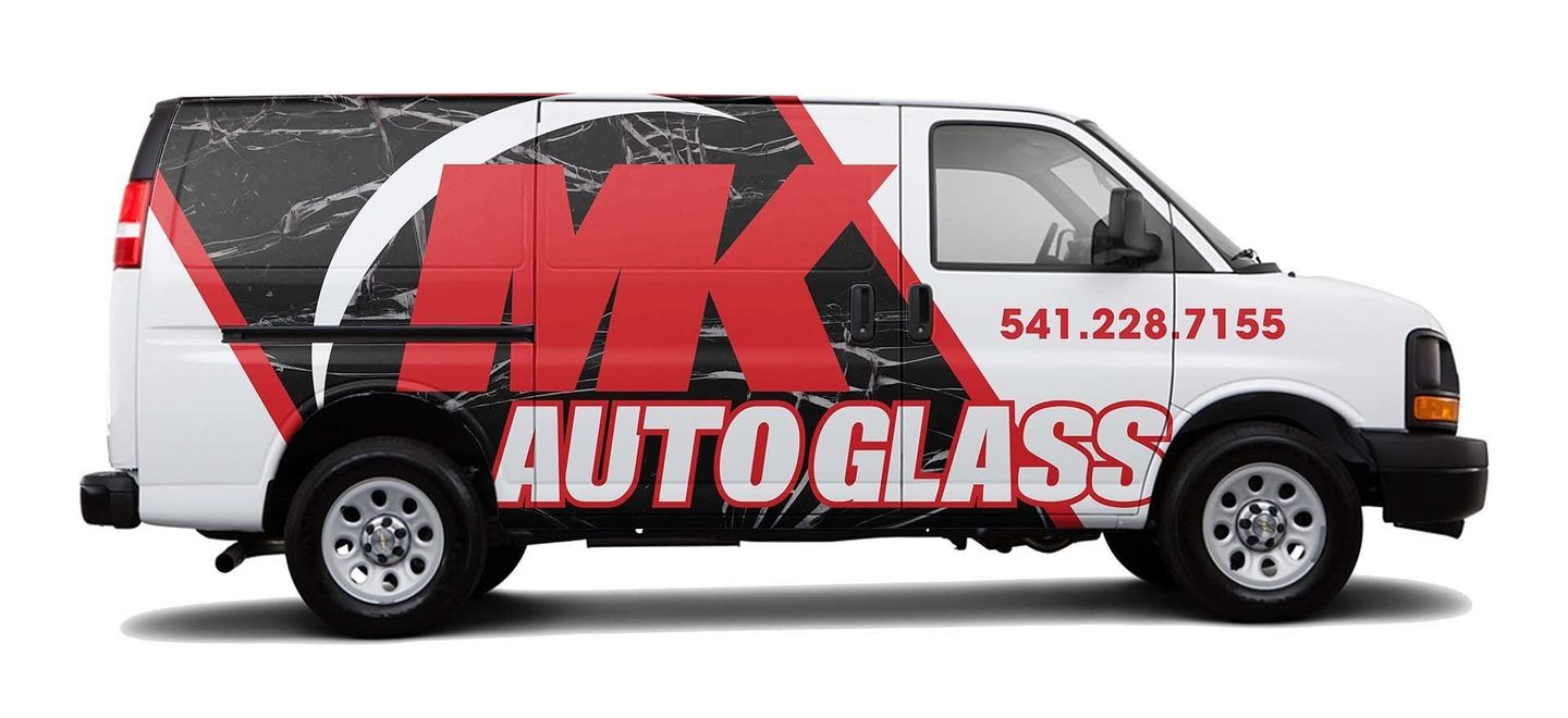 MK Auto Glass van seen in Eugene and Springfield, Oregon. 