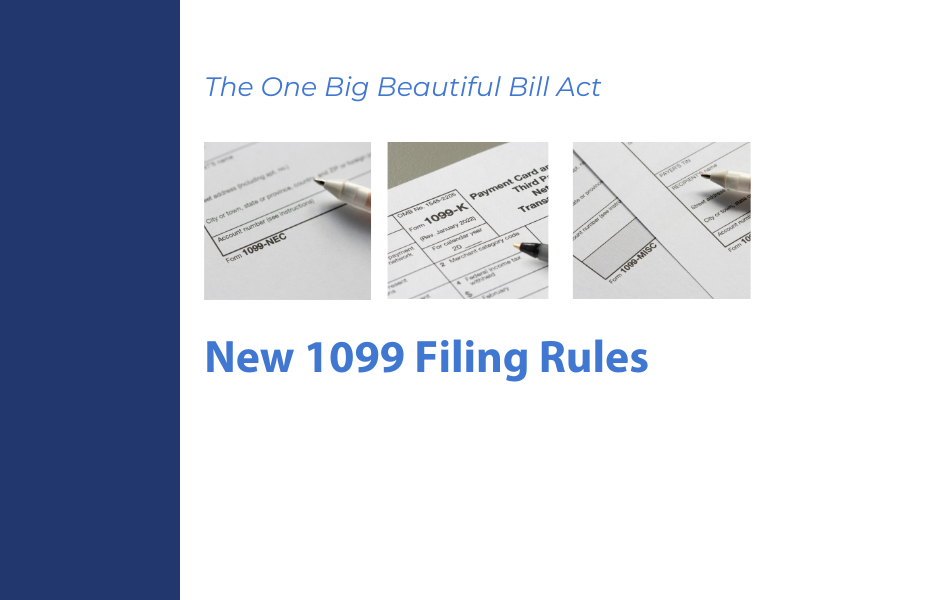 Graphic of New 1099  Rules