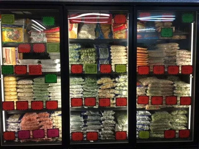 Frozen Foods on a Container — Johnstown, NY — Service Deli Foods Distributor