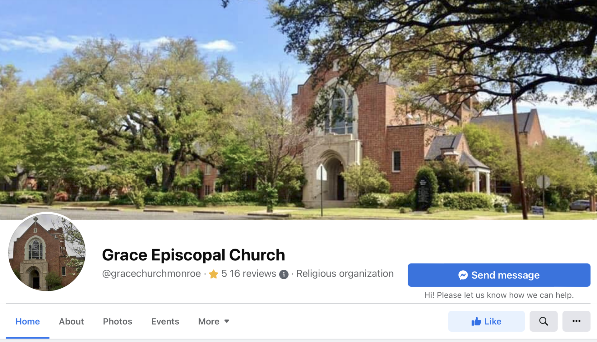 Grace Episcopal Church Facebook