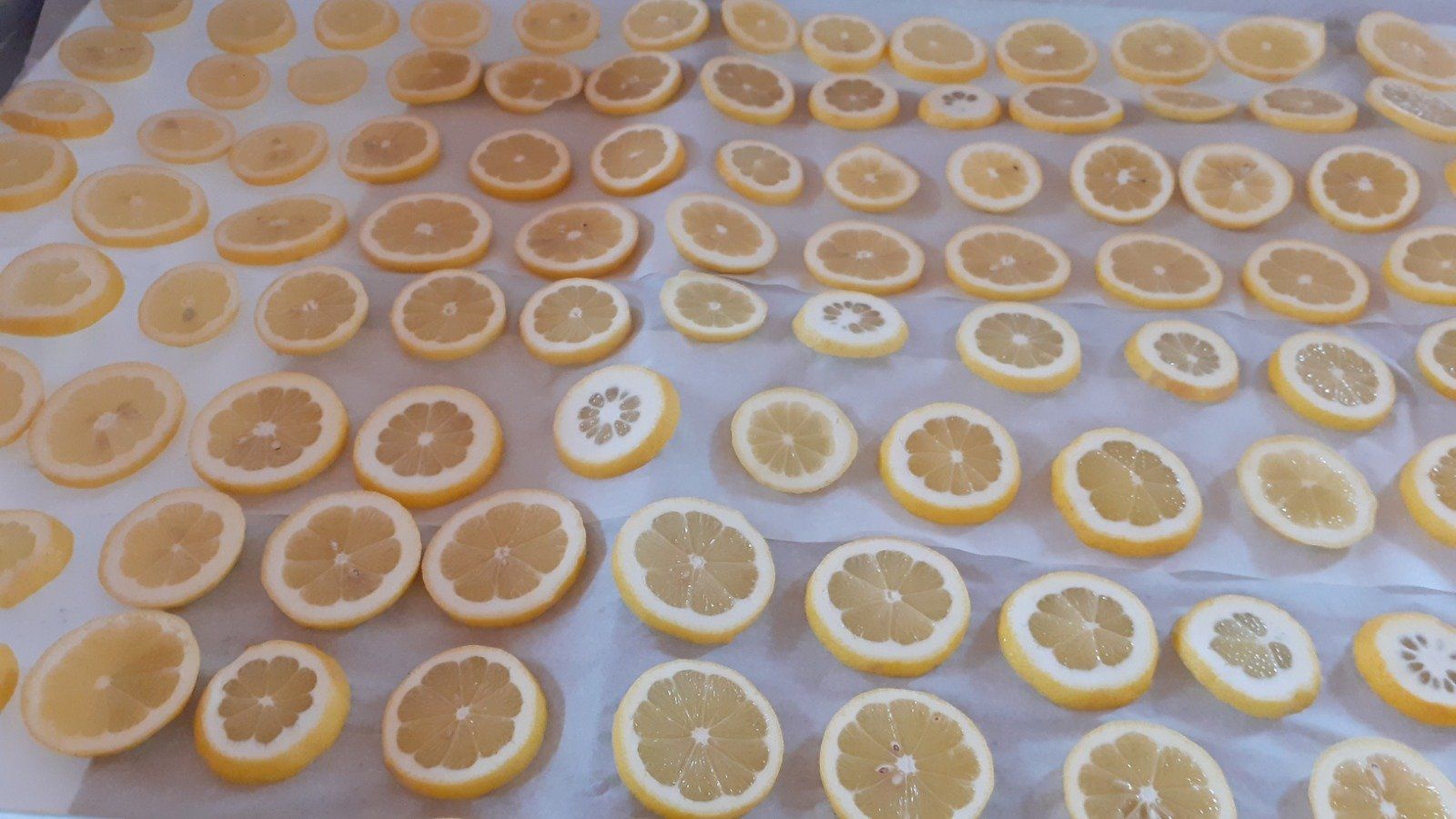 limone in essiccazione